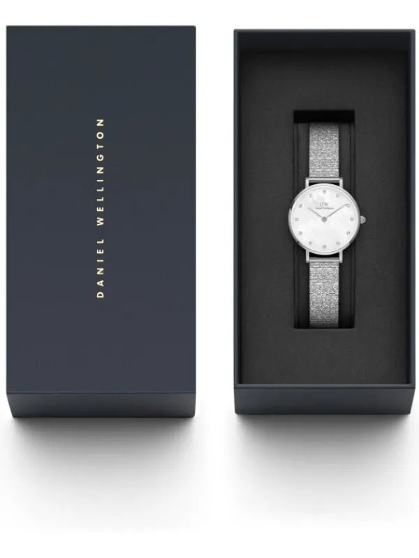 Daniel Wellington Damenuhren-Petite Lumine Pressed Piano Sterling 28mm DW00100592