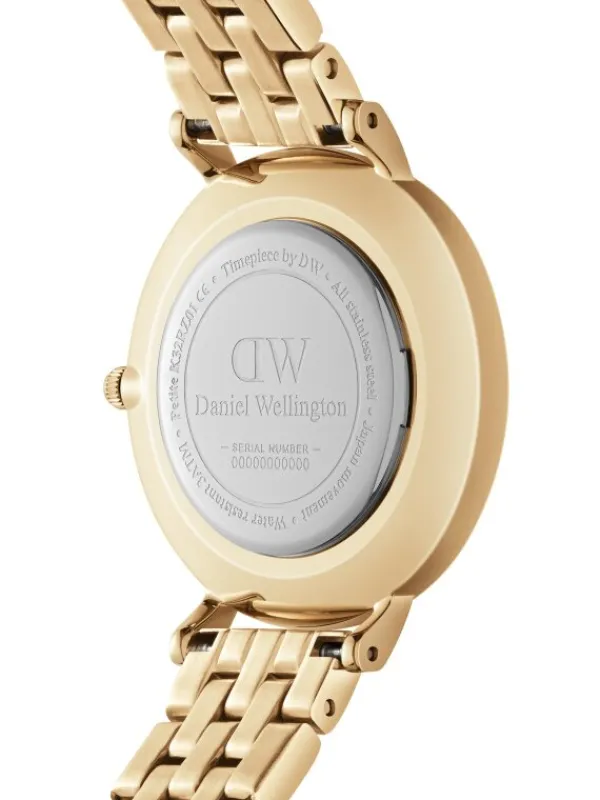 Daniel Wellington Damenuhren-PETITE Roman numerals 28 5-LINK G WHITE DW00100682