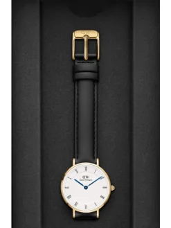 Daniel Wellington Damenuhren-PETITE Roman numerals 28 Sheffield G White DW00100686
