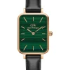 Daniel Wellington Damenuhren-Quadro Sheffield Grün Roségold DW00100439