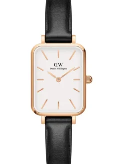 Daniel Wellington Damenuhren-Quadro Sheffield Weiß Roségold DW00100434