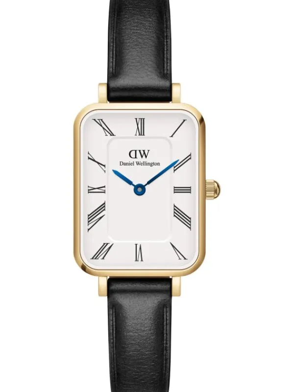 Daniel Wellington Damenuhren-QUADRO Roman numerals 20x26 Sheffield G White DW00100692
