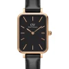 Daniel Wellington Damenuhren-Quadro Sheffield Schwarz Roségold DW00100435