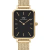 Daniel Wellington Damenuhren-Quadro 20X26 Evergold G Black DW00100557