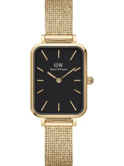 Daniel Wellington Damenuhren-Quadro 20X26 Evergold G Black DW00100557