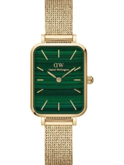 Daniel Wellington Damenuhren-Quadro 20X26 Evergold G Green DW00100561