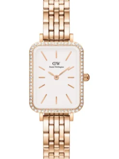 Daniel Wellington Damenuhren-Quadro Lumine 20x26 Bezel Melrose DW00100672