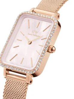 Daniel Wellington Damenuhren-Quadro Lumine 20x26 Bezel Melrose Pink Mop DW00100669