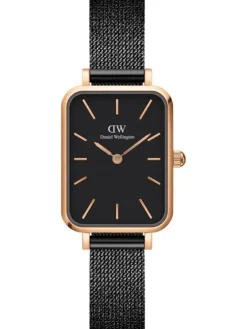Daniel Wellington Damenuhren-Quadro Ashfield Schwarz DW00100433
