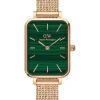 Daniel Wellington Damenuhren-Quadro Melrose Grün Roségold DW00100437