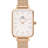 Daniel Wellington Damenuhren-Quadro Melrose Weiß Roségold DW00100431