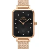 Daniel Wellington Damenuhren-Quadro Lumine Pressed Piano Melrose 20X26 DW00100579