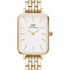 Daniel Wellington Damenuhren-QUADRO LINK EVERGOLD DW00100622