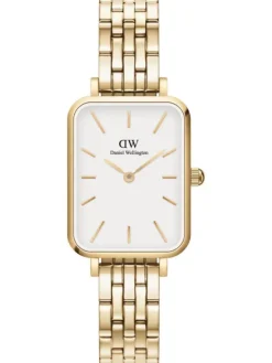 Daniel Wellington Damenuhren-QUADRO LINK EVERGOLD DW00100622