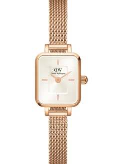 Daniel Wellington Damenuhren-QUADRO MINI Melrose Champagne DW00100651