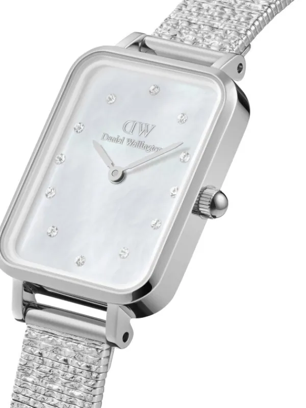 Daniel Wellington Damenuhren-Quadro Lumine Pressed Piano Sterling 20X26 DW00100580