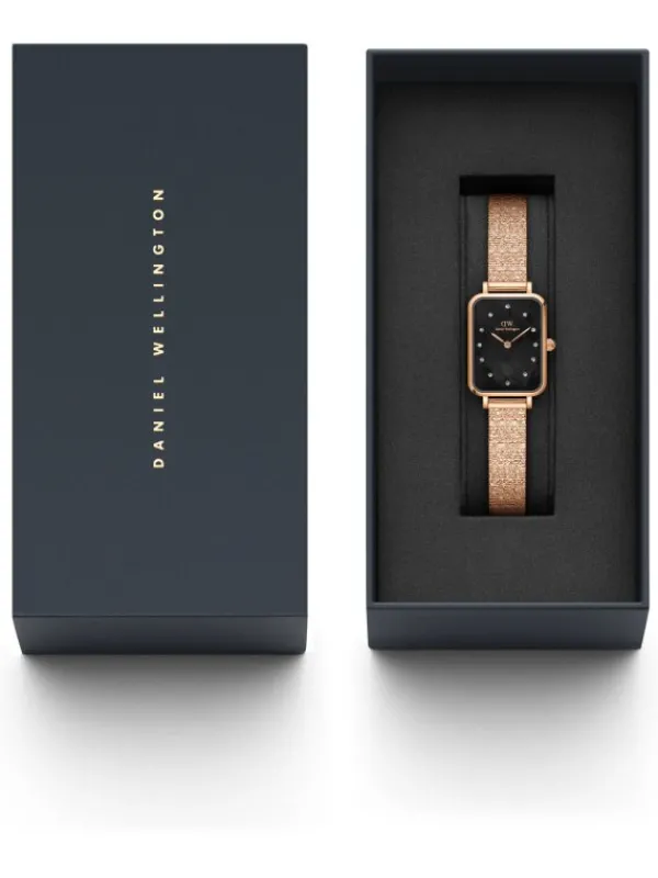 Daniel Wellington Damenuhren-Quadro Lumine Pressed Piano Melrose 20X26 DW00100579