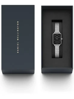 Daniel Wellington Damenuhren-Quadro Lumine Pressed Piano Sterling 20X26 DW00100581