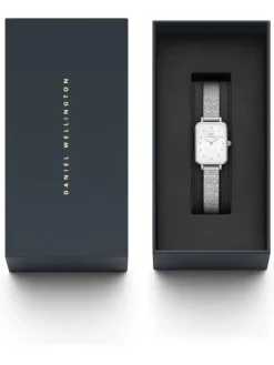 Daniel Wellington Damenuhren-Quadro Lumine Pressed Piano Sterling 20X26 DW00100580