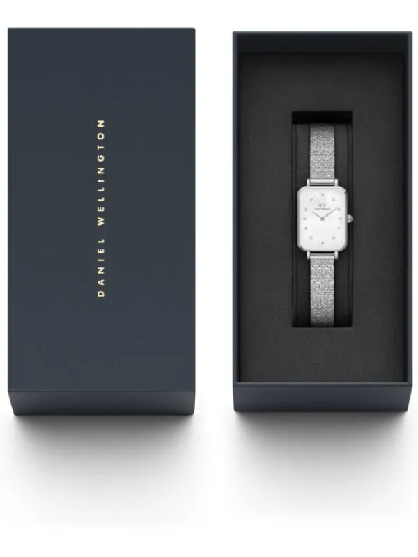 Daniel Wellington Damenuhren-Quadro Lumine Pressed Piano Sterling 20X26 DW00100580