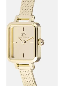 Daniel Wellington Damenuhren-Quadro Mini Reflection goldfarben DW00100801