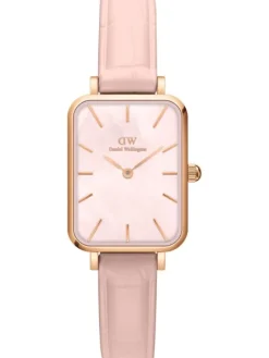 Daniel Wellington Damenuhren-QUADROP RESSED ROUGE 20x26 mm DW00100508