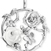 ENGELSRUFER Anhänger-Anhänger Rose Garden Silber mit Zirkonia und Perlmutt ERP-ROSEGARDEN-PE-ZI