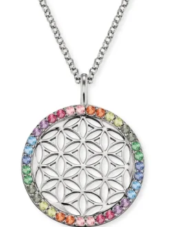 ENGELSRUFER Halsketten + Collier-Ankerkette Lebensblume multicolor ERN-LILLIFL-ZIM