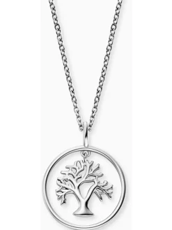 ENGELSRUFER Halsketten + Collier-Ankerkette Lebensbaum bicolor ERN-LILTREE-BICOR