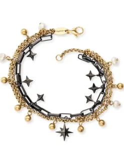 ENGELSRUFER Fußkettchen | Armbänder-Armband / Fußkette BOHO 2 in 1 Windrose Bicolor ERBS-WINDROSE-BI