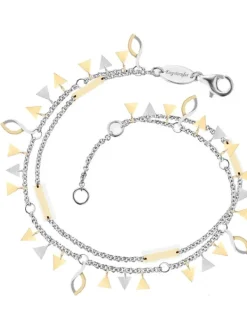 ENGELSRUFER Fußkettchen | Armbänder-Armband / Fußkette BOHO 2 in 1 Triangle Bicolor ERBS-TRIANGLE