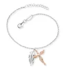 ENGELSRUFER Armbänder-Armband Feder Engel silber bicolor ERB-FEDER-ANGEL-BIR