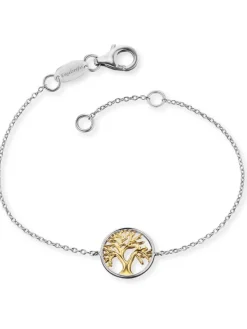 ENGELSRUFER Armbänder-Armband Lebensbaum Silber Bicolor ERB-LILTREE-BIG