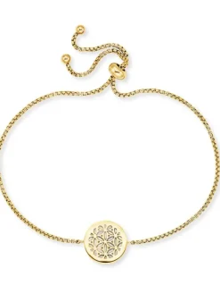 ENGELSRUFER Armbänder-Armband Lebensbaum Silber goldf. Perlmutt ERB-LILTREE-PE-G