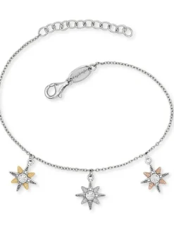 ENGELSRUFER Armbänder-Armband New Star Silber Tricolor mit Zirkonia ERB-NEWSTAR-ZI-TRI