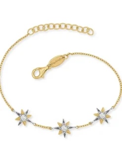 ENGELSRUFER Armbänder-Armband New Star Silber Bicolor mit Zirkonia ERB-NEWSTAR-ZI-BIG