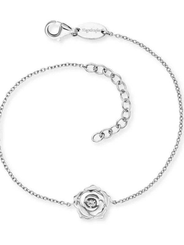 ENGELSRUFER Armbänder-Armband Rose Silber mit Zirkonia ERB-ROSE-ZI