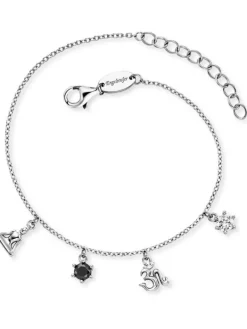 ENGELSRUFER Armbänder-Armband Yin Yang Yoga Silber Zirkonia ERB-YIYA-ZI
