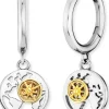 ENGELSRUFER Ohrschmuck-Creole Aloha Bicolor ERE-ALOHAWORLD-BI-CR