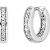 ENGELSRUFER Ohrschmuck-Creole Emma Silber mit Zirkonia ERE-EMMA-ZI-CR-13
