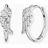 ENGELSRUFER Ohrschmuck-Creole Flügel Silber mit Zirkonia ERE-LILWING-ZI-CR