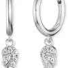 ENGELSRUFER Ohrschmuck-Creole Flying Wings Silber mit Zirkonia ERE-FLYWING1-ZI-CR
