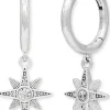 ENGELSRUFER Ohrschmuck-Creole New Star Silber mit Zirkonia ERE-NEWSTAR-ZI-CR