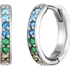 ENGELSRUFER Ohrschmuck-Creole Regenbogen Multicolor ERE-COOL-ZIM-CR-21
