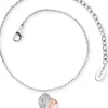 ENGELSRUFER Fußkettchen-Fußkette Heartwing Silber Bicolor ERF-HEARTWING-BIR