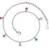 ENGELSRUFER Fußkettchen-Fußkette Moonlight Zirkonia Multicolor ERF-LILMOON-ZIM