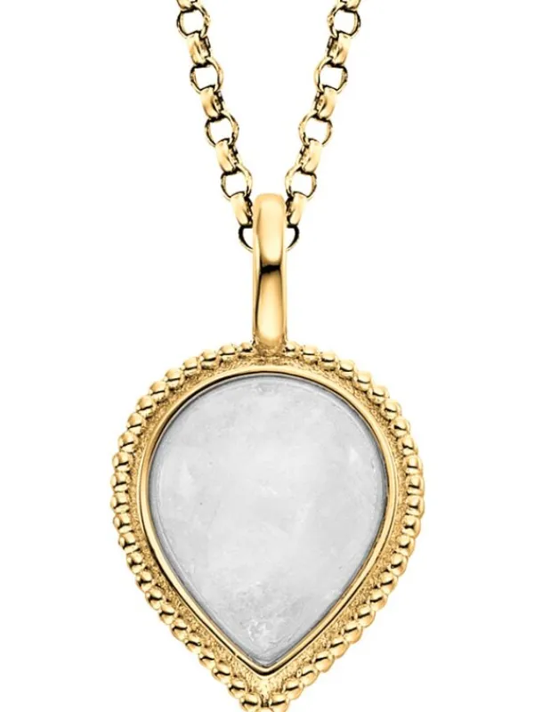 ENGELSRUFER Halsketten + Collier-Halskette mit Anhänger Pure Moondrop ERN-PUREDROP-MO-G