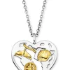 ENGELSRUFER Halsketten + Collier-Kette Aloha Herz Bicolor ERN-ALOHAHEART-BIG