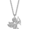 ENGELSRUFER Halsketten + Collier-Kette Engel Silber mit Bogen ERN-AMOR