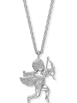 ENGELSRUFER Halsketten + Collier-Kette Engel Silber mit Bogen ERN-AMOR